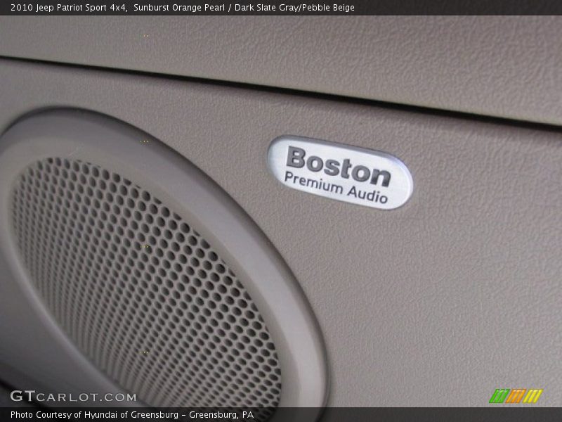 Sunburst Orange Pearl / Dark Slate Gray/Pebble Beige 2010 Jeep Patriot Sport 4x4