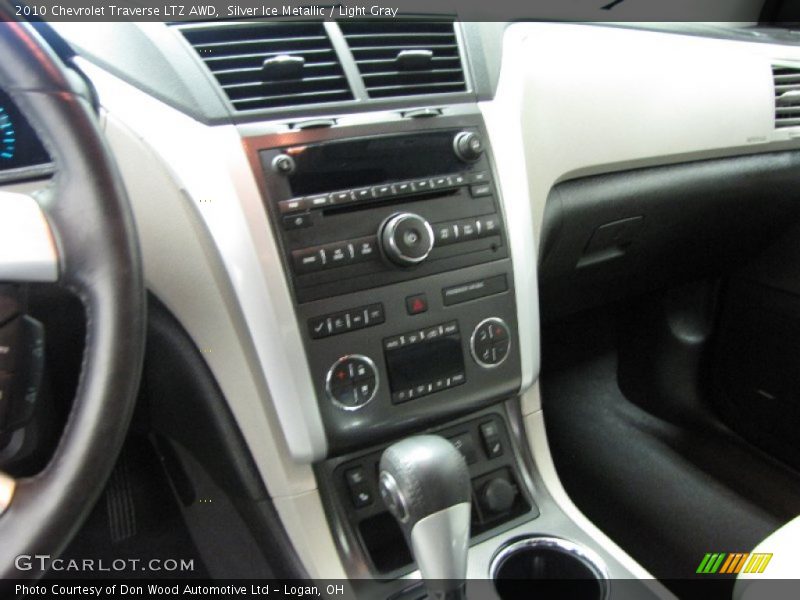 Silver Ice Metallic / Light Gray 2010 Chevrolet Traverse LTZ AWD