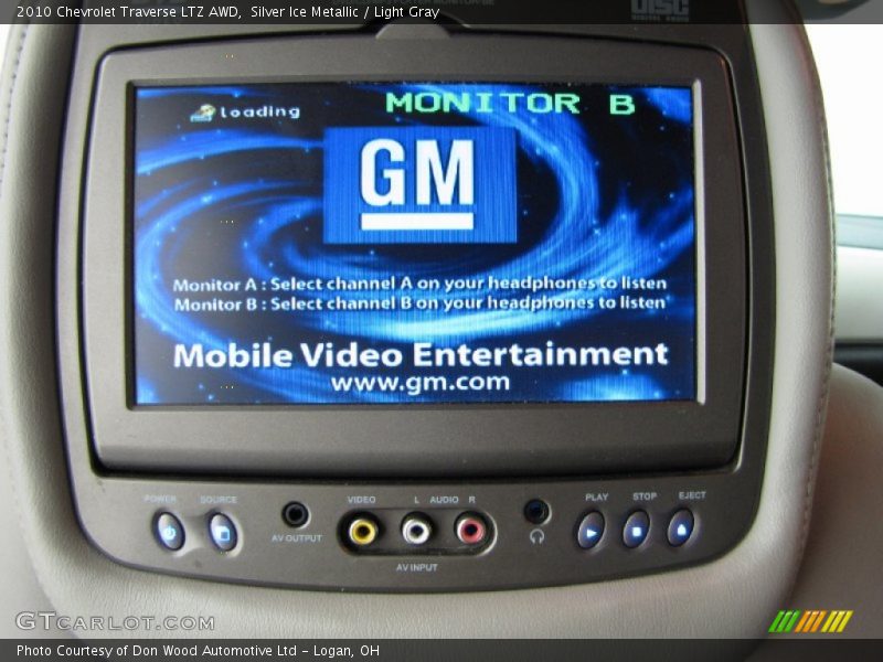 Silver Ice Metallic / Light Gray 2010 Chevrolet Traverse LTZ AWD