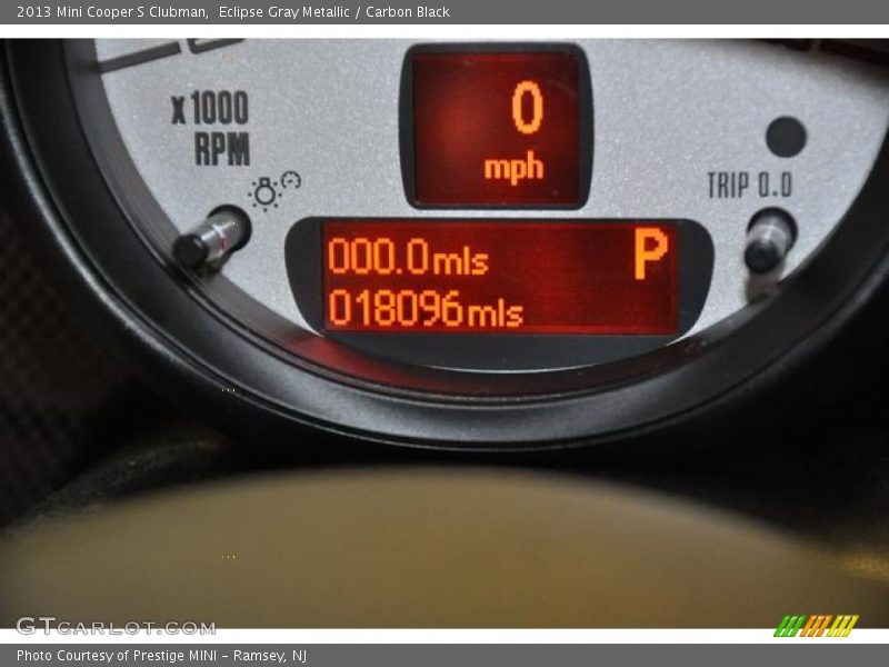 Eclipse Gray Metallic / Carbon Black 2013 Mini Cooper S Clubman