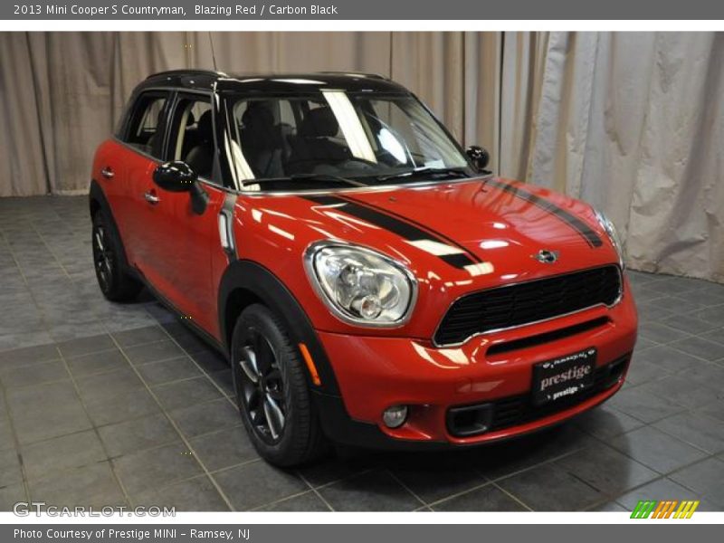 Blazing Red / Carbon Black 2013 Mini Cooper S Countryman
