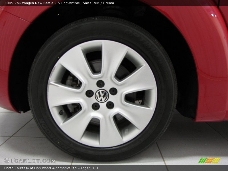 Salsa Red / Cream 2009 Volkswagen New Beetle 2.5 Convertible
