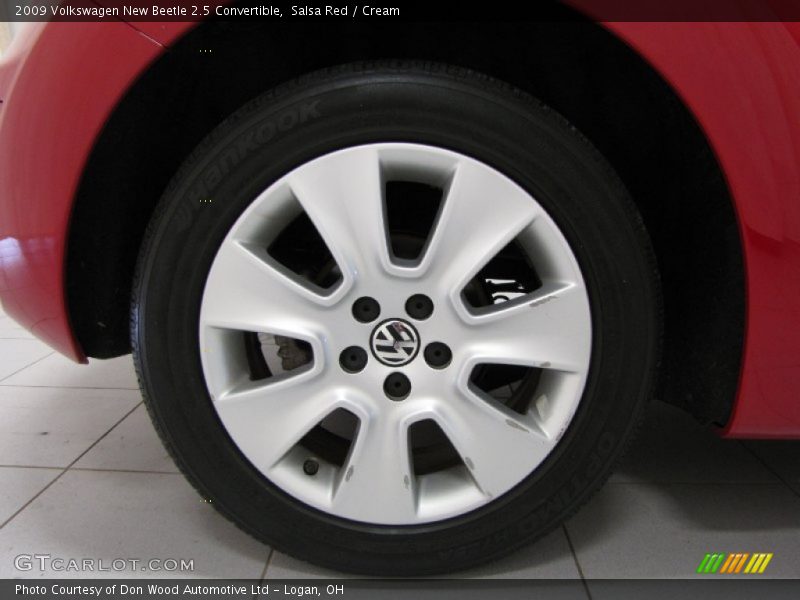 Salsa Red / Cream 2009 Volkswagen New Beetle 2.5 Convertible