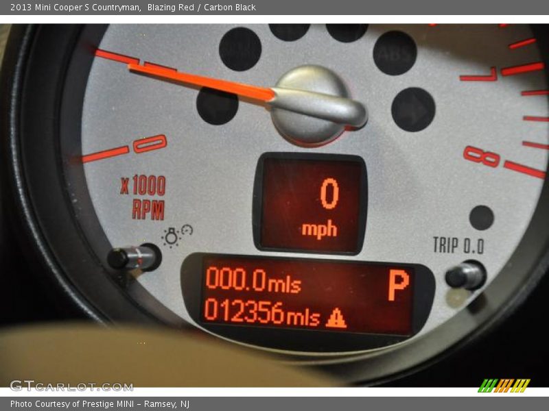 Blazing Red / Carbon Black 2013 Mini Cooper S Countryman