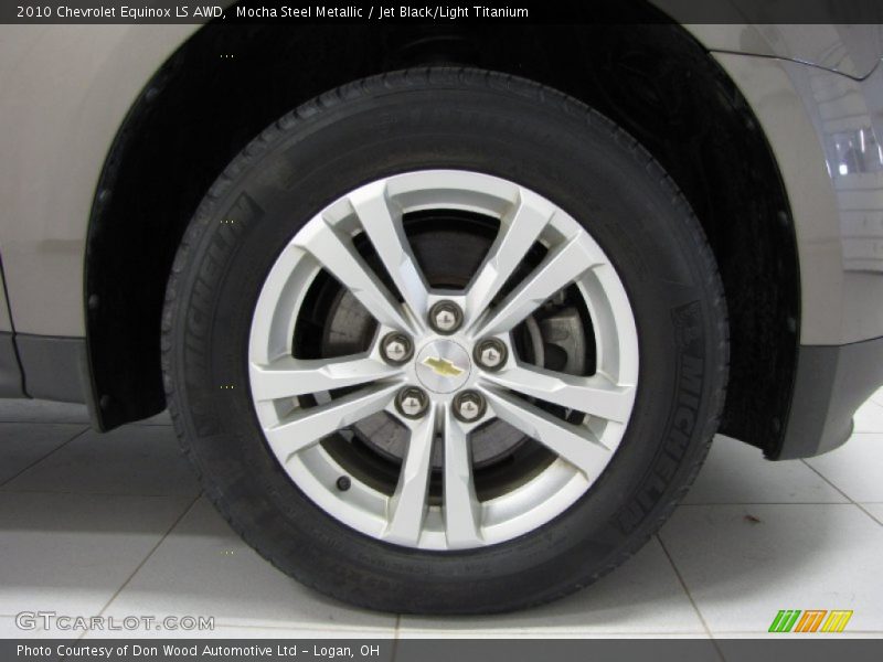 Mocha Steel Metallic / Jet Black/Light Titanium 2010 Chevrolet Equinox LS AWD
