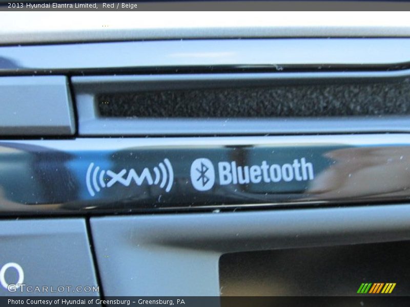 Red / Beige 2013 Hyundai Elantra Limited