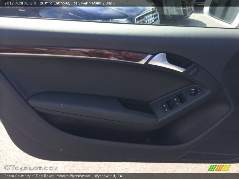 Ice Silver Metallic / Black 2012 Audi A5 2.0T quattro Cabriolet