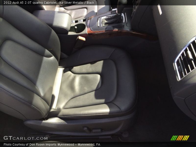 Ice Silver Metallic / Black 2012 Audi A5 2.0T quattro Cabriolet