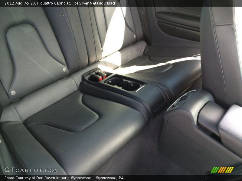 Ice Silver Metallic / Black 2012 Audi A5 2.0T quattro Cabriolet