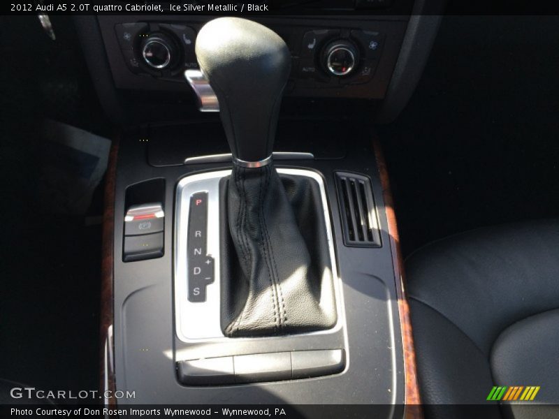 Ice Silver Metallic / Black 2012 Audi A5 2.0T quattro Cabriolet