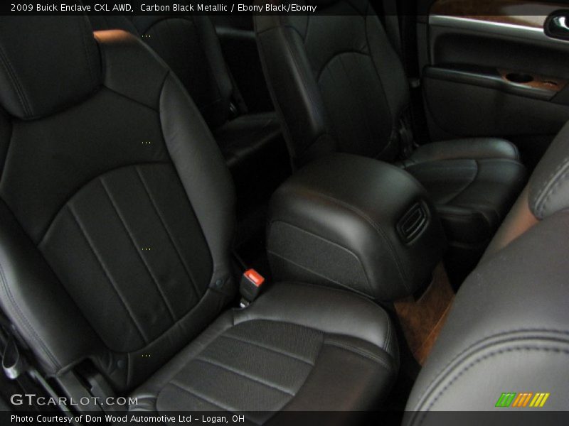 Carbon Black Metallic / Ebony Black/Ebony 2009 Buick Enclave CXL AWD