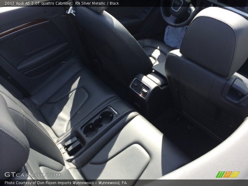 Ice Silver Metallic / Black 2012 Audi A5 2.0T quattro Cabriolet