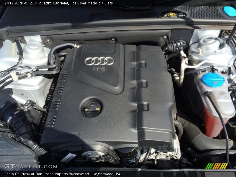 Ice Silver Metallic / Black 2012 Audi A5 2.0T quattro Cabriolet