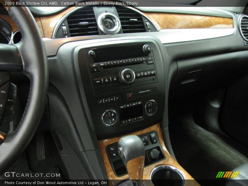 Carbon Black Metallic / Ebony Black/Ebony 2009 Buick Enclave CXL AWD