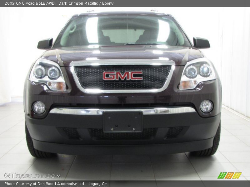 Dark Crimson Metallic / Ebony 2009 GMC Acadia SLE AWD