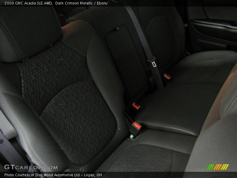 Dark Crimson Metallic / Ebony 2009 GMC Acadia SLE AWD