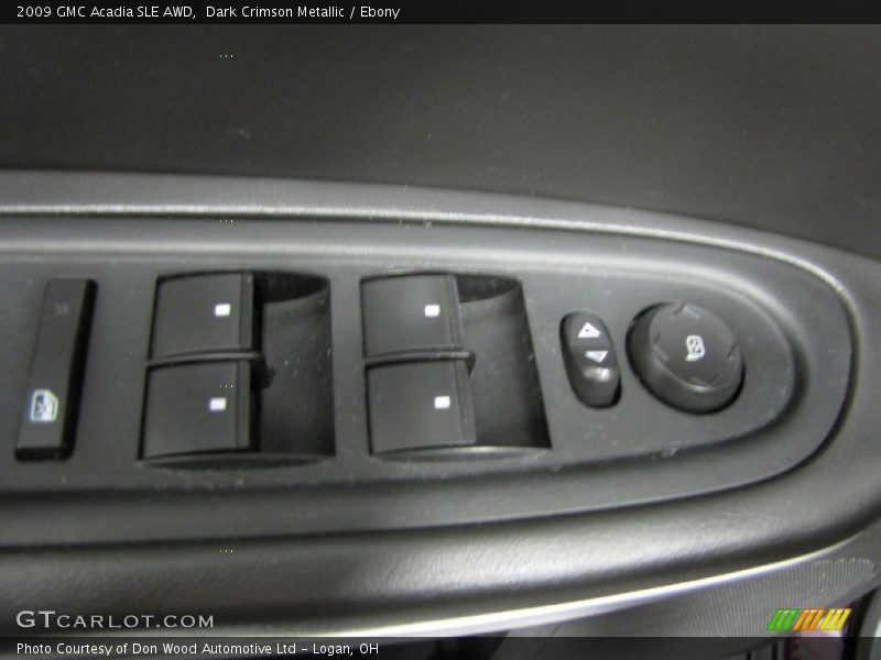 Dark Crimson Metallic / Ebony 2009 GMC Acadia SLE AWD