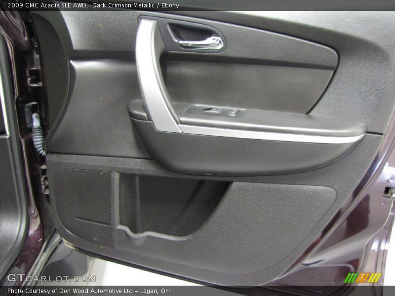 Dark Crimson Metallic / Ebony 2009 GMC Acadia SLE AWD