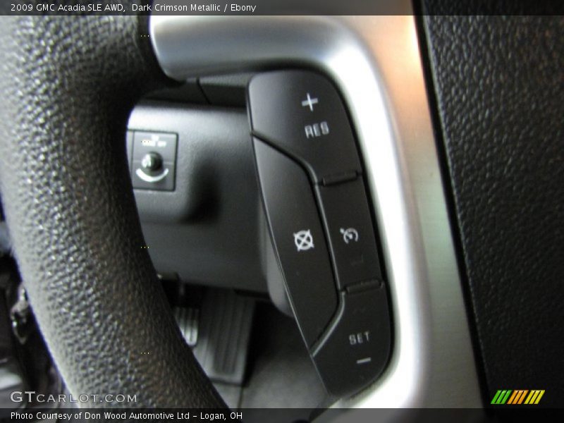 Dark Crimson Metallic / Ebony 2009 GMC Acadia SLE AWD