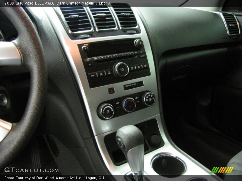 Dark Crimson Metallic / Ebony 2009 GMC Acadia SLE AWD