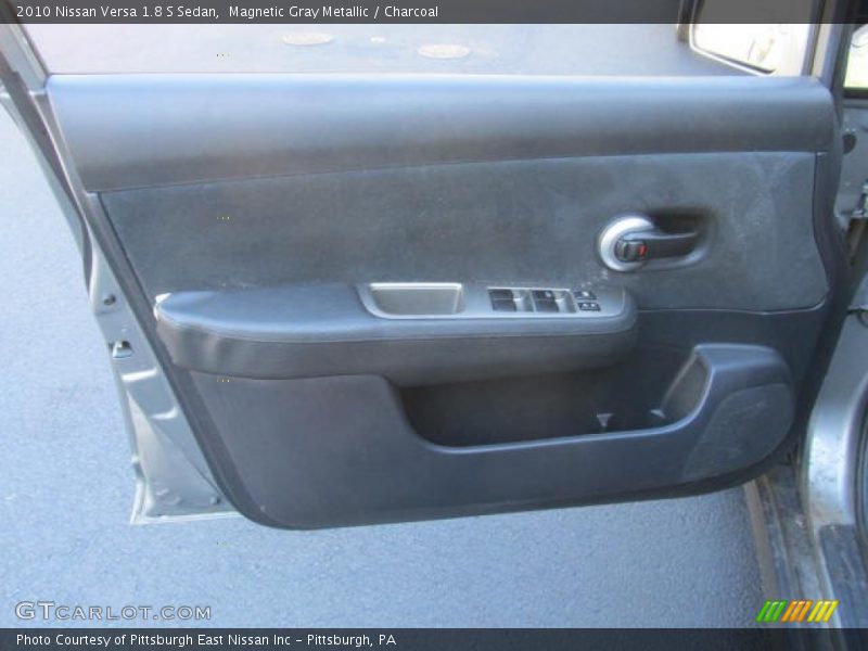Magnetic Gray Metallic / Charcoal 2010 Nissan Versa 1.8 S Sedan