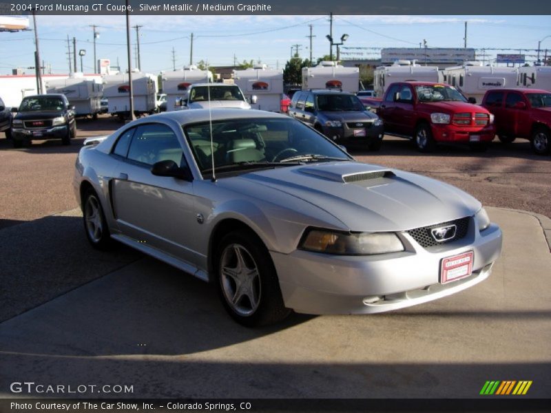 Silver Metallic / Medium Graphite 2004 Ford Mustang GT Coupe