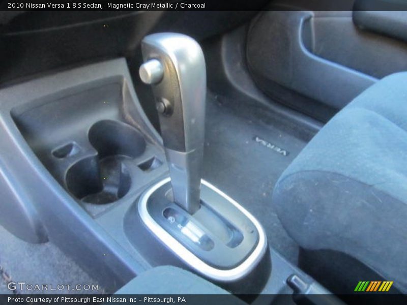 Magnetic Gray Metallic / Charcoal 2010 Nissan Versa 1.8 S Sedan
