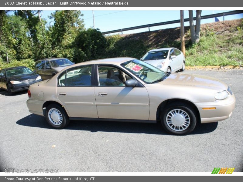 Light Driftwood Metallic / Neutral Beige 2003 Chevrolet Malibu Sedan