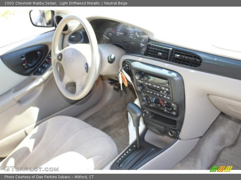 Light Driftwood Metallic / Neutral Beige 2003 Chevrolet Malibu Sedan