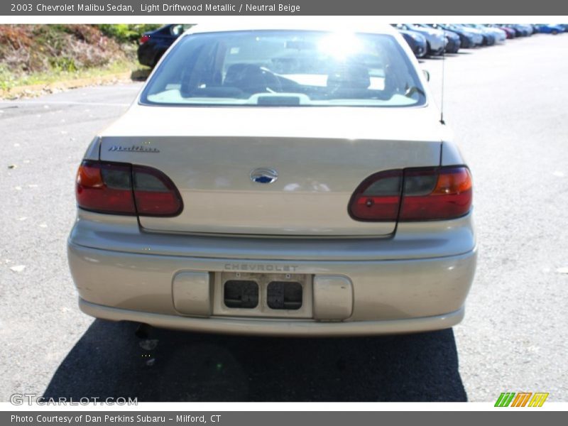 Light Driftwood Metallic / Neutral Beige 2003 Chevrolet Malibu Sedan