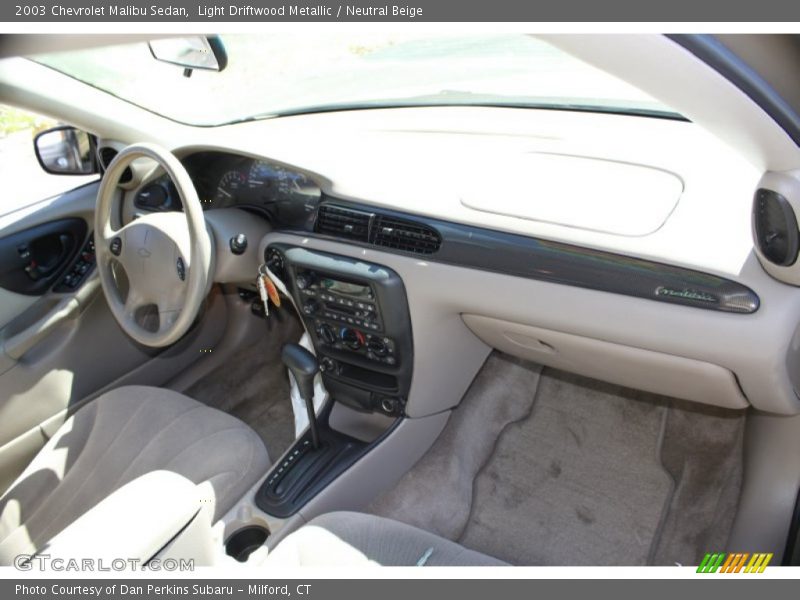 Light Driftwood Metallic / Neutral Beige 2003 Chevrolet Malibu Sedan