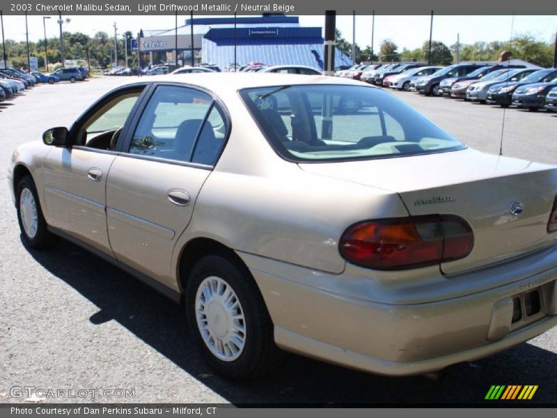 Light Driftwood Metallic / Neutral Beige 2003 Chevrolet Malibu Sedan