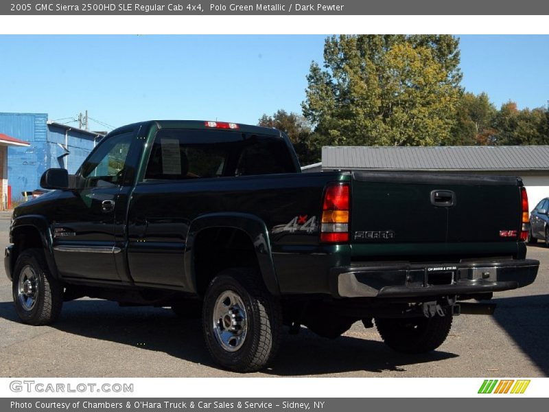 Polo Green Metallic / Dark Pewter 2005 GMC Sierra 2500HD SLE Regular Cab 4x4