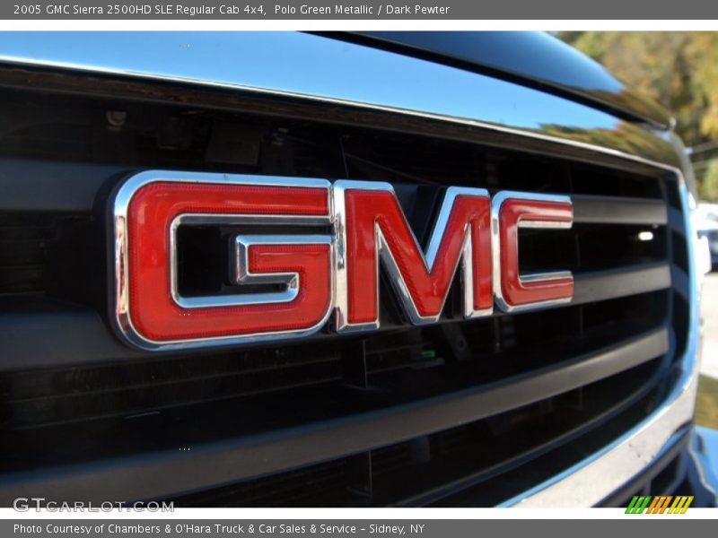 Polo Green Metallic / Dark Pewter 2005 GMC Sierra 2500HD SLE Regular Cab 4x4