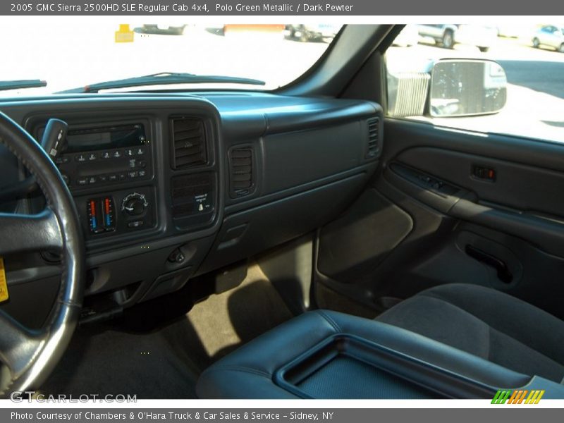 Polo Green Metallic / Dark Pewter 2005 GMC Sierra 2500HD SLE Regular Cab 4x4