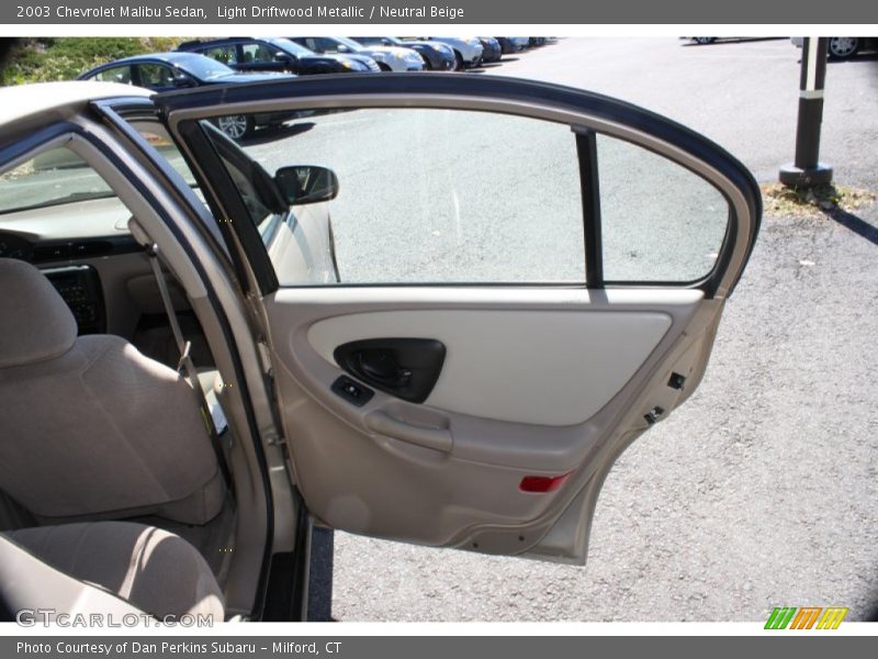 Light Driftwood Metallic / Neutral Beige 2003 Chevrolet Malibu Sedan