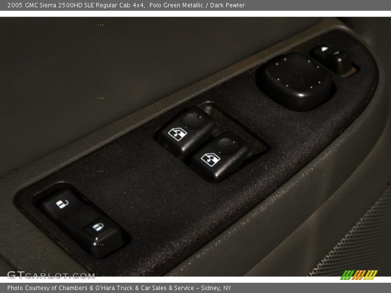Polo Green Metallic / Dark Pewter 2005 GMC Sierra 2500HD SLE Regular Cab 4x4