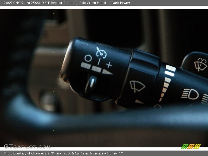 Polo Green Metallic / Dark Pewter 2005 GMC Sierra 2500HD SLE Regular Cab 4x4