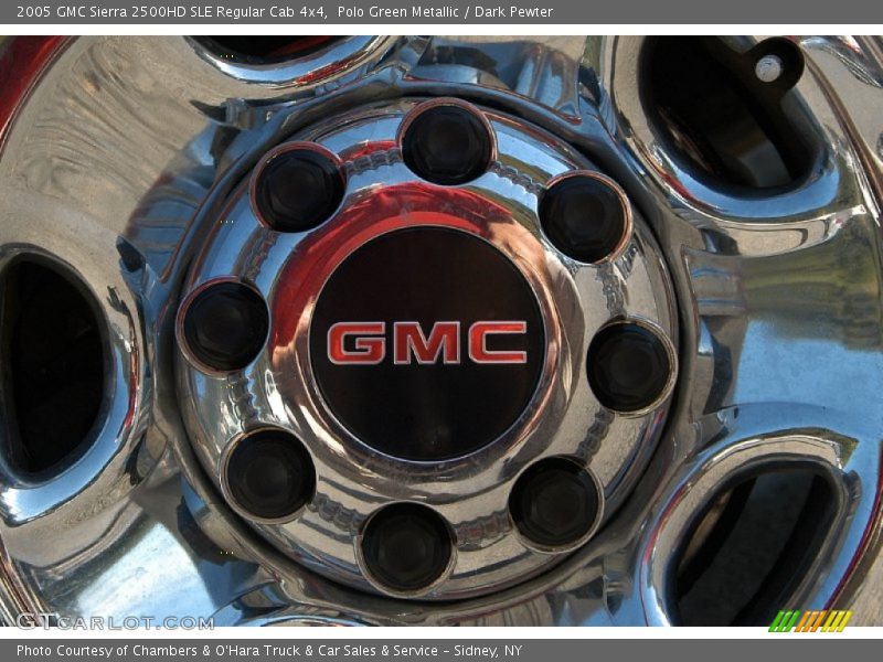 Polo Green Metallic / Dark Pewter 2005 GMC Sierra 2500HD SLE Regular Cab 4x4