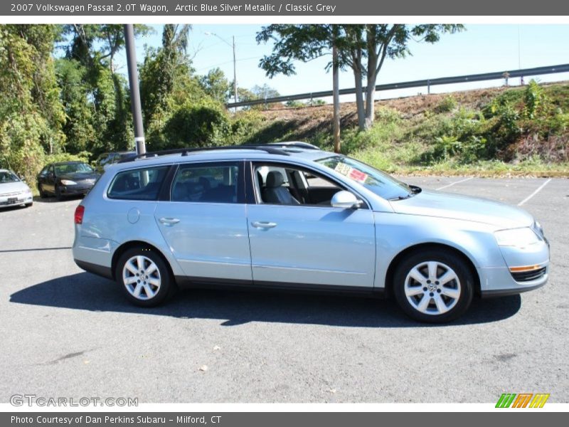 Arctic Blue Silver Metallic / Classic Grey 2007 Volkswagen Passat 2.0T Wagon