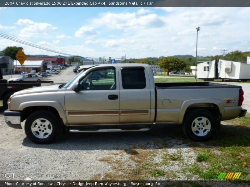 Sandstone Metallic / Tan 2004 Chevrolet Silverado 1500 Z71 Extended Cab 4x4