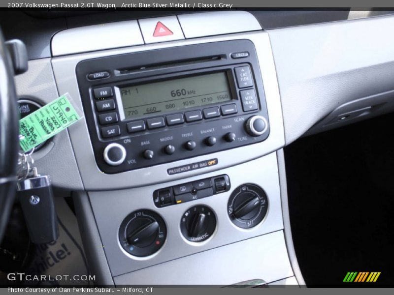 Controls of 2007 Passat 2.0T Wagon