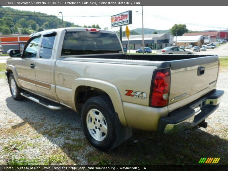 Sandstone Metallic / Tan 2004 Chevrolet Silverado 1500 Z71 Extended Cab 4x4