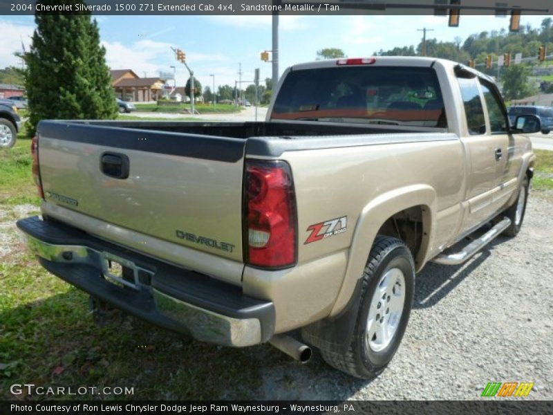 Sandstone Metallic / Tan 2004 Chevrolet Silverado 1500 Z71 Extended Cab 4x4