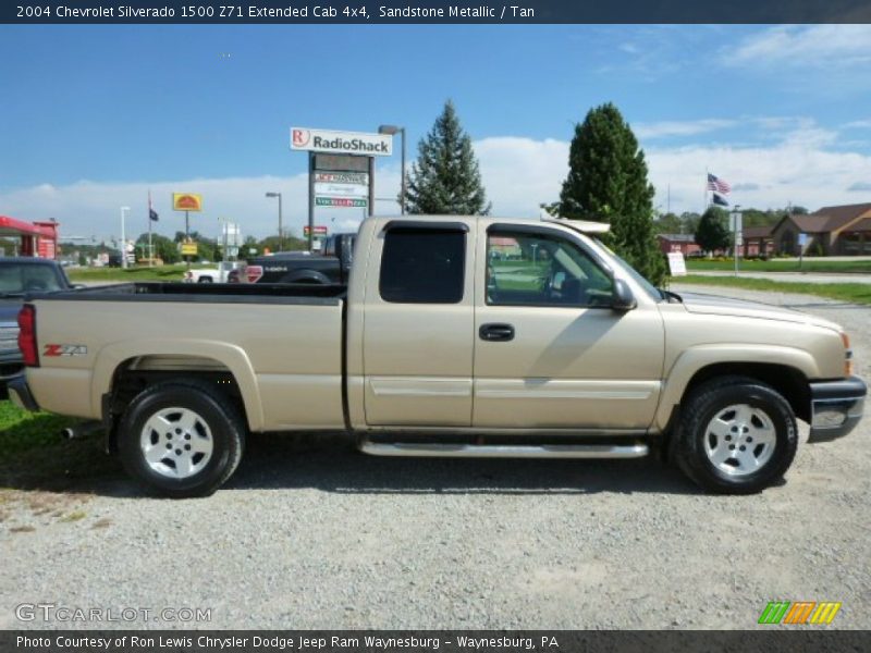 Sandstone Metallic / Tan 2004 Chevrolet Silverado 1500 Z71 Extended Cab 4x4