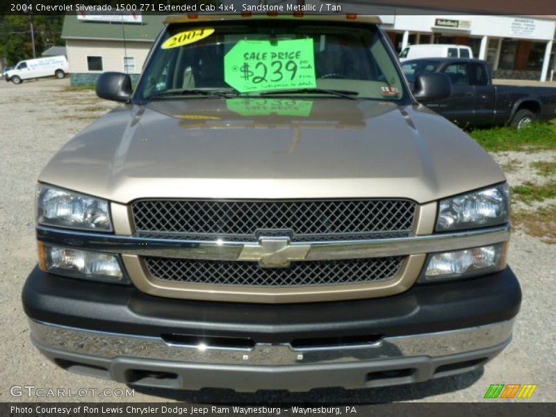 Sandstone Metallic / Tan 2004 Chevrolet Silverado 1500 Z71 Extended Cab 4x4