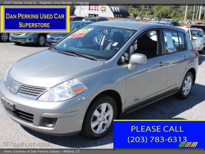 Magnetic Grey Metallic / Charcoal 2007 Nissan Versa SL