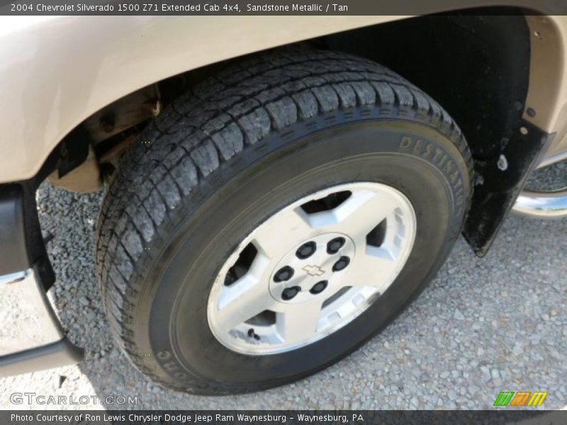 Sandstone Metallic / Tan 2004 Chevrolet Silverado 1500 Z71 Extended Cab 4x4