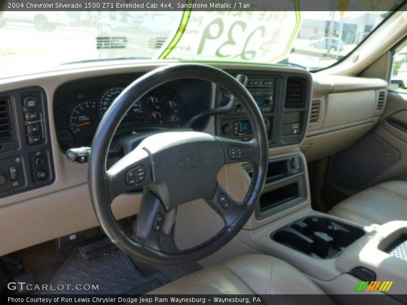 Sandstone Metallic / Tan 2004 Chevrolet Silverado 1500 Z71 Extended Cab 4x4