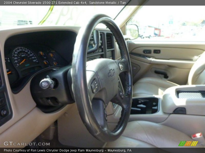 Sandstone Metallic / Tan 2004 Chevrolet Silverado 1500 Z71 Extended Cab 4x4